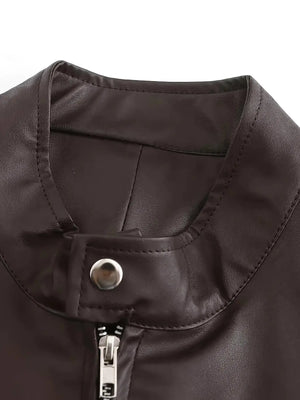 Men's Fashion Classic Leather Jacket