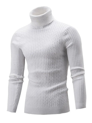 Open image in slideshow, Men&#39;s Casual Knit Turtleneck Sweater
