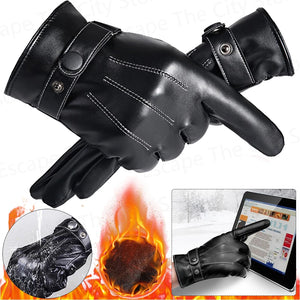 Men's Winter Leather Gloves