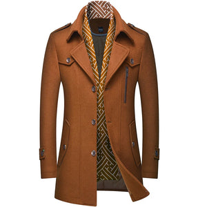 Open image in slideshow, Men&#39;s Winter Fashion Coat
