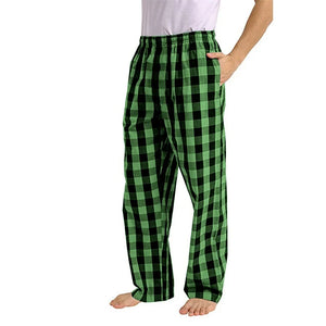 Open image in slideshow, Men&#39;s Plaid Print Pajamas Pants
