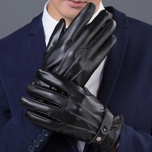 Men's Winter Leather Gloves