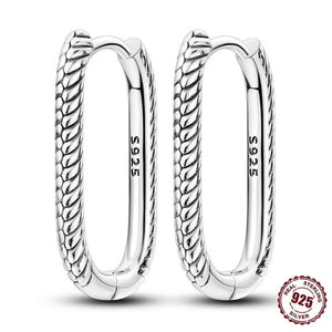 Open image in slideshow, High Quality Simple Style Hoop Earrings
