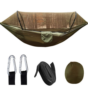 Open image in slideshow, Automatic Quick-Opening Mosquito Net Hammock
